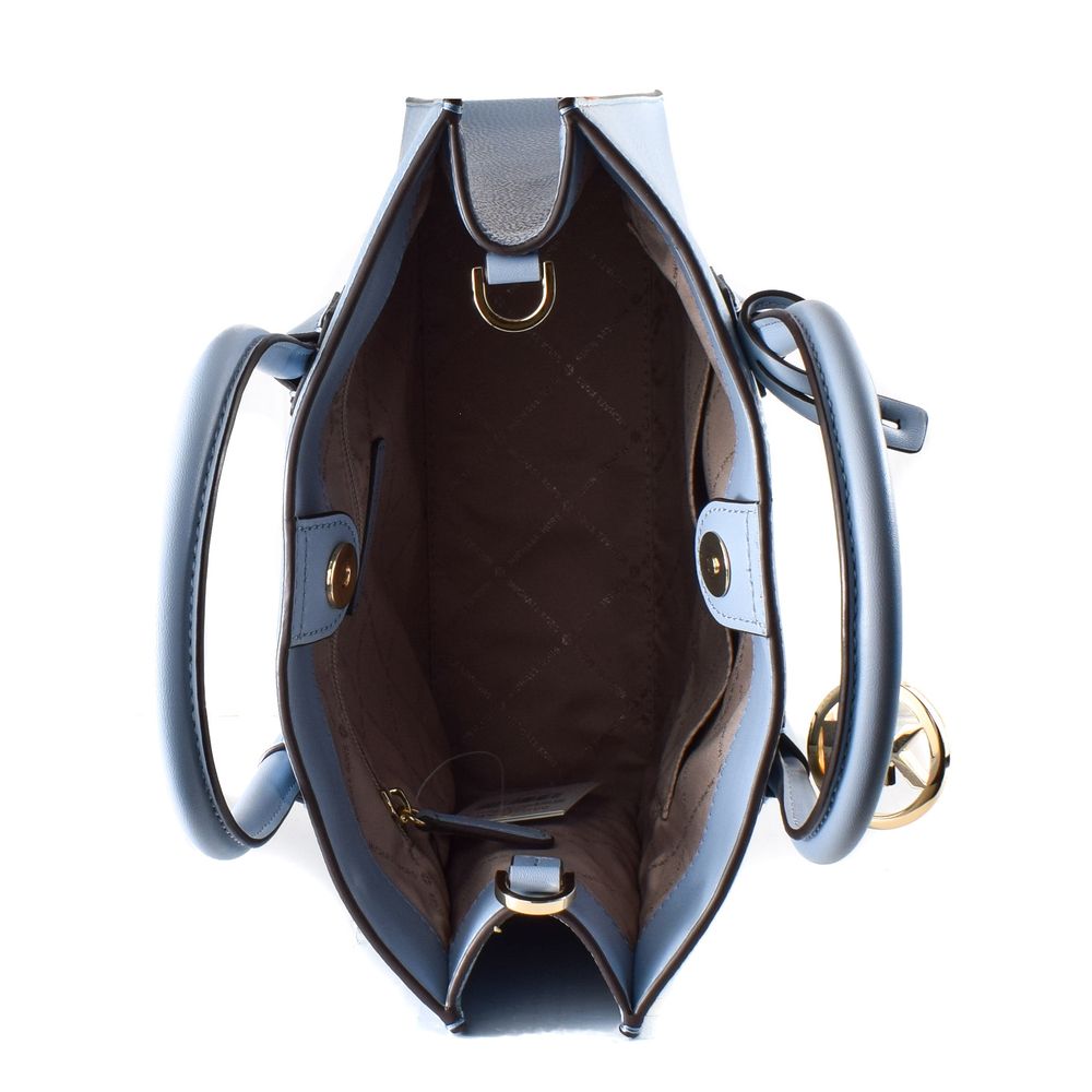 Michael Kors Blue Leather Handbag – Effortless Elegance