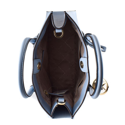 Michael Kors Blue Leather Handbag – Effortless Elegance