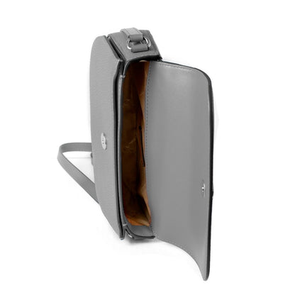 Michael Kors Grey Leather Crossbody Bag