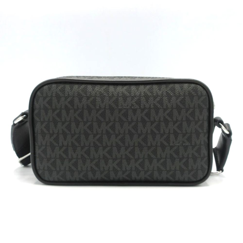 Michael Kors Black Canvas Crossbody Bag - Bradshaw