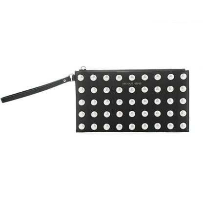 Michael Kors Brown Leather Clutch Bag - Jet Set Travel Collection