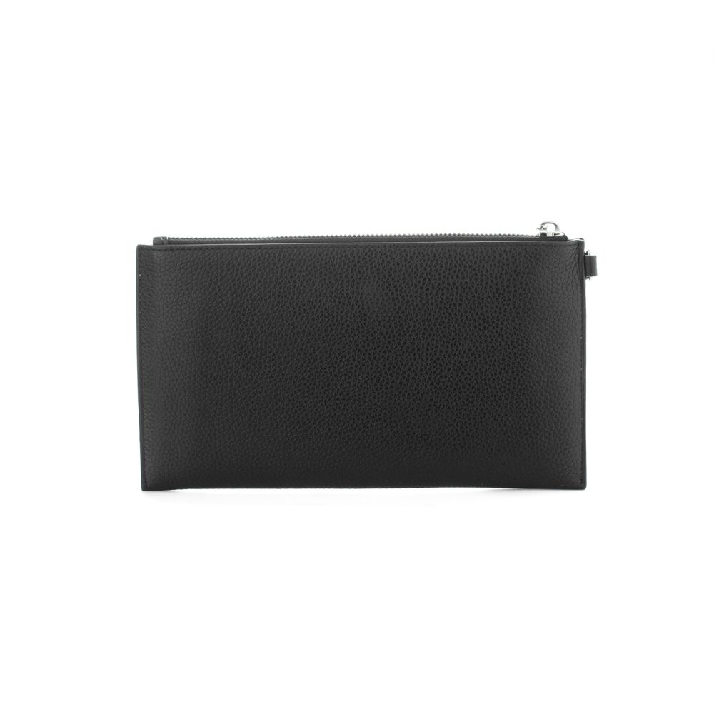 Michael Kors Brown Leather Clutch Bag - Jet Set Travel Collection