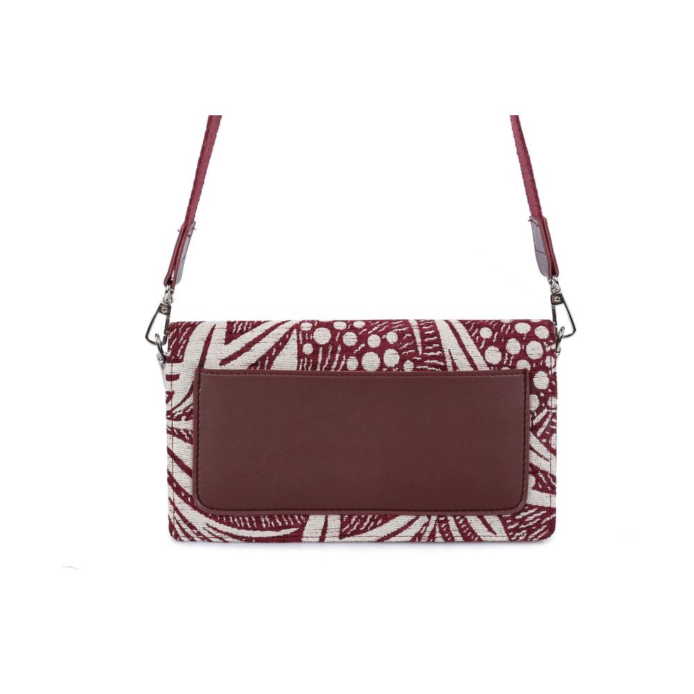LAURA ASHLEY Gray Fabric Handbag