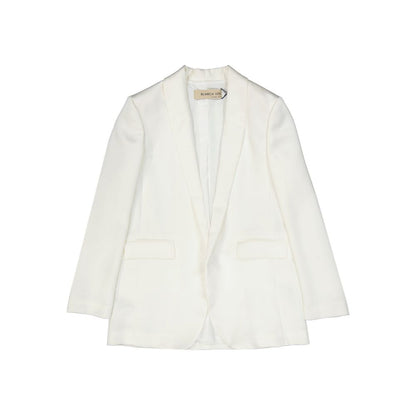 BLANCA VITA White Polyester Jacket and Coat for Women