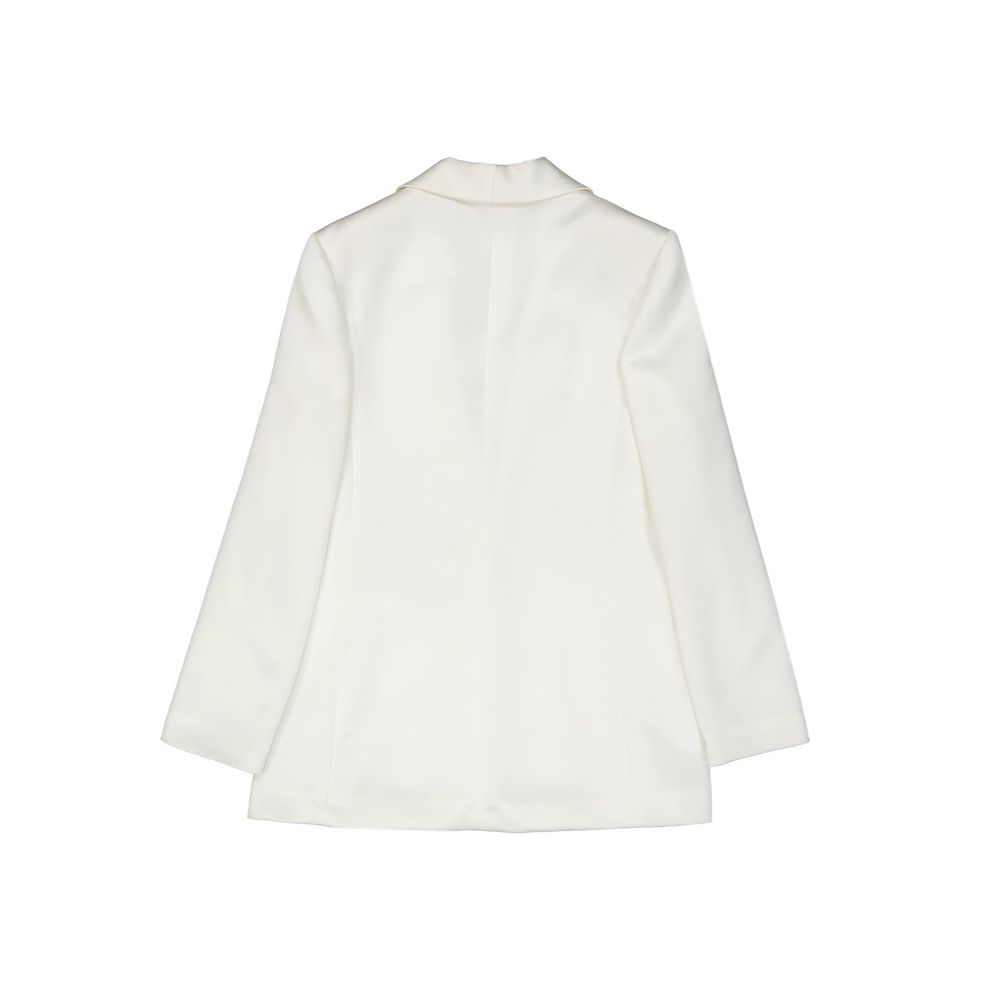 BLANCA VITA White Polyester Jacket and Coat for Women