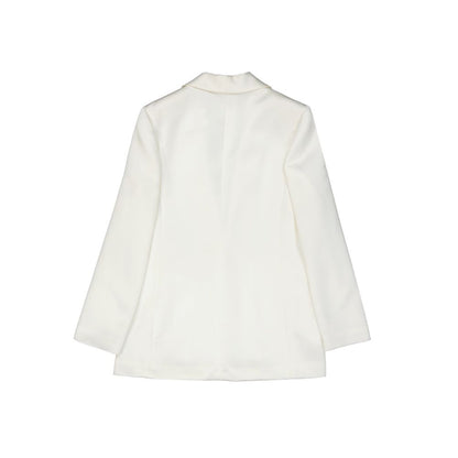 BLANCA VITA White Polyester Jacket and Coat for Women