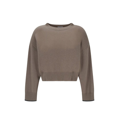 Brunello Cucinelli Beige Cashmere Sweater for Women