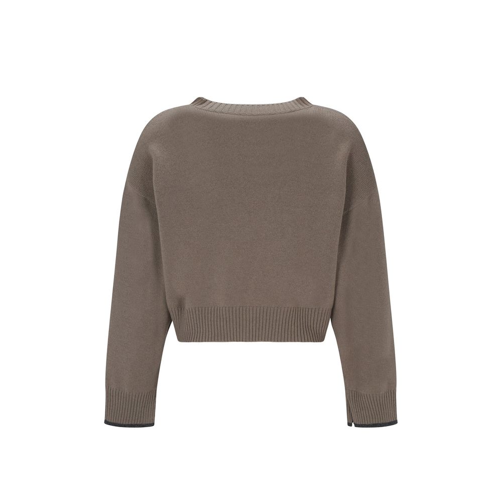 Brunello Cucinelli Beige Cashmere Sweater for Women