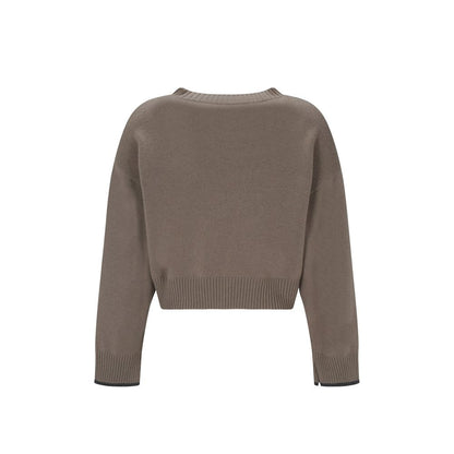 Brunello Cucinelli Beige Cashmere Sweater for Women
