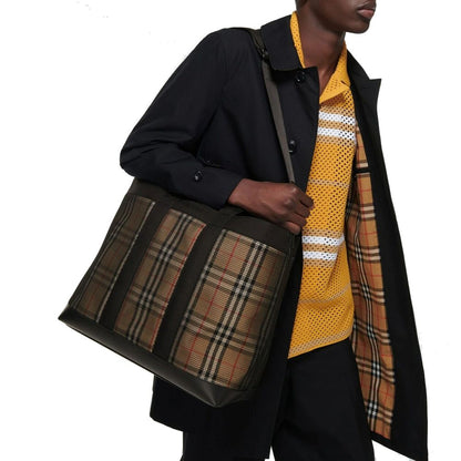 Burberry Beige Polyamide Tote Bag: Effortless Elegance Meets Modern Utility