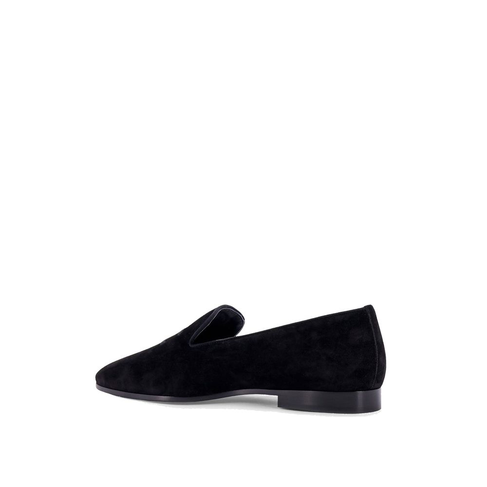 Celine Black Calfskin Slip-On Loafers for Men