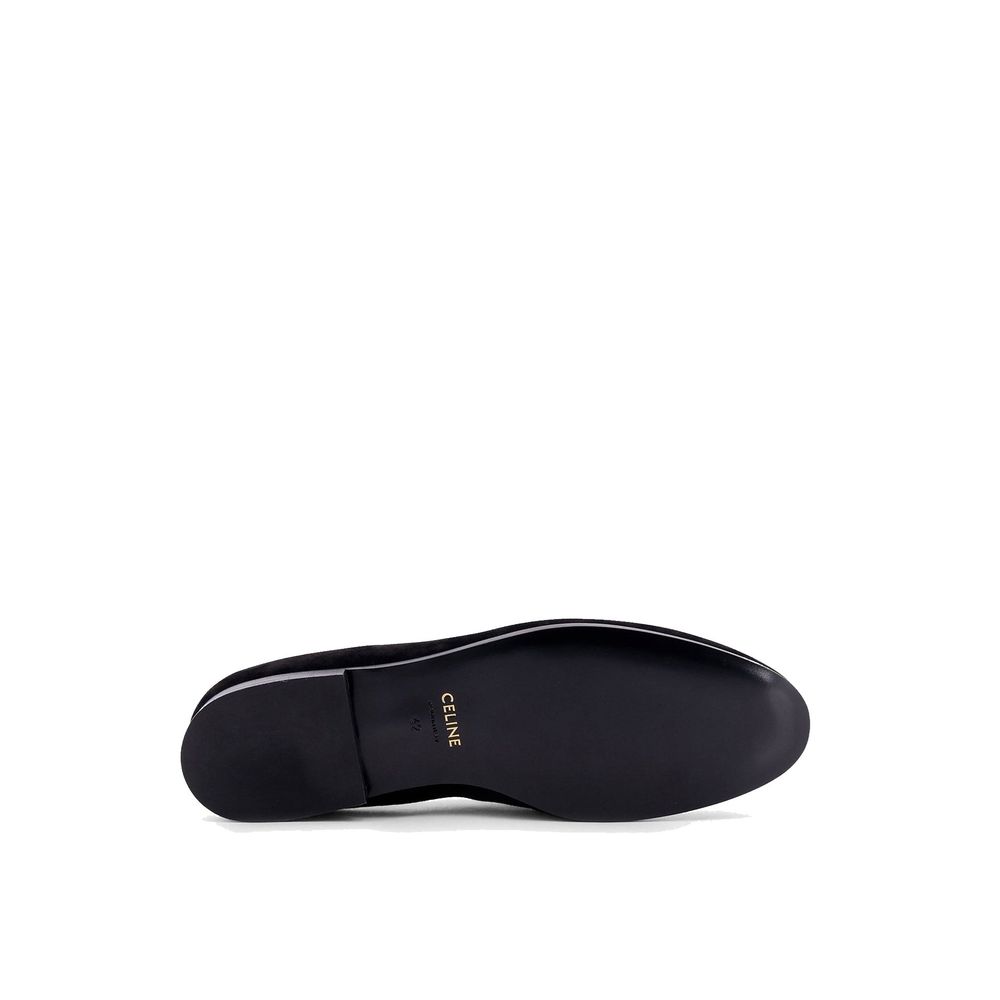 Celine Black Calfskin Slip-On Loafers for Men