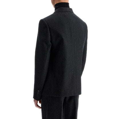 Celine Gray Wool Blazer for Men