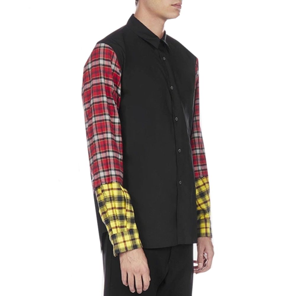 Comme des Garçons Black Cotton Pattern Shirt