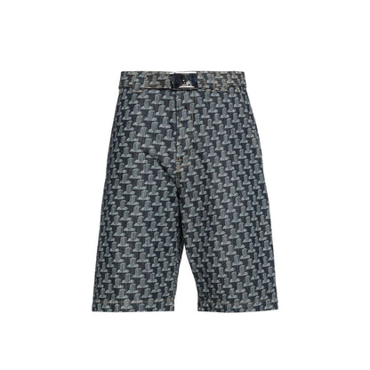 Lanvin Blue Denim Shorts for Men