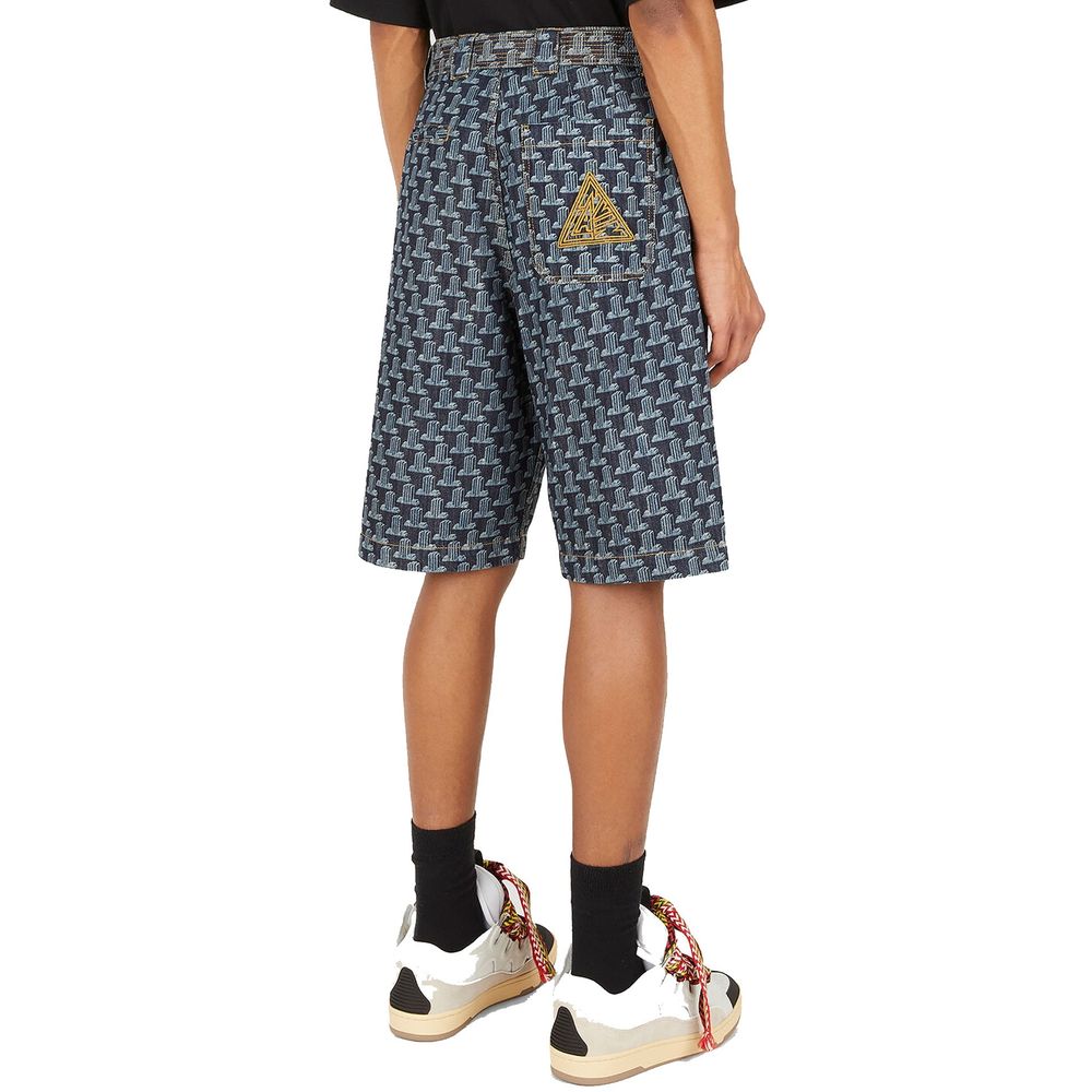 Lanvin Blue Denim Shorts for Men