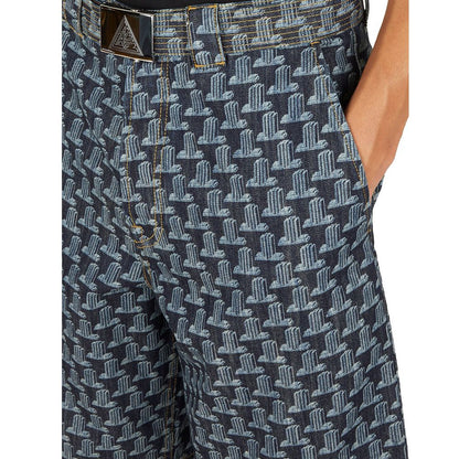 Lanvin Blue Denim Shorts for Men