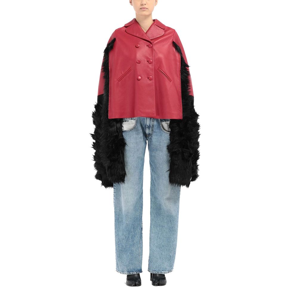 Maison Margiela Multicolor Leather Cloaks