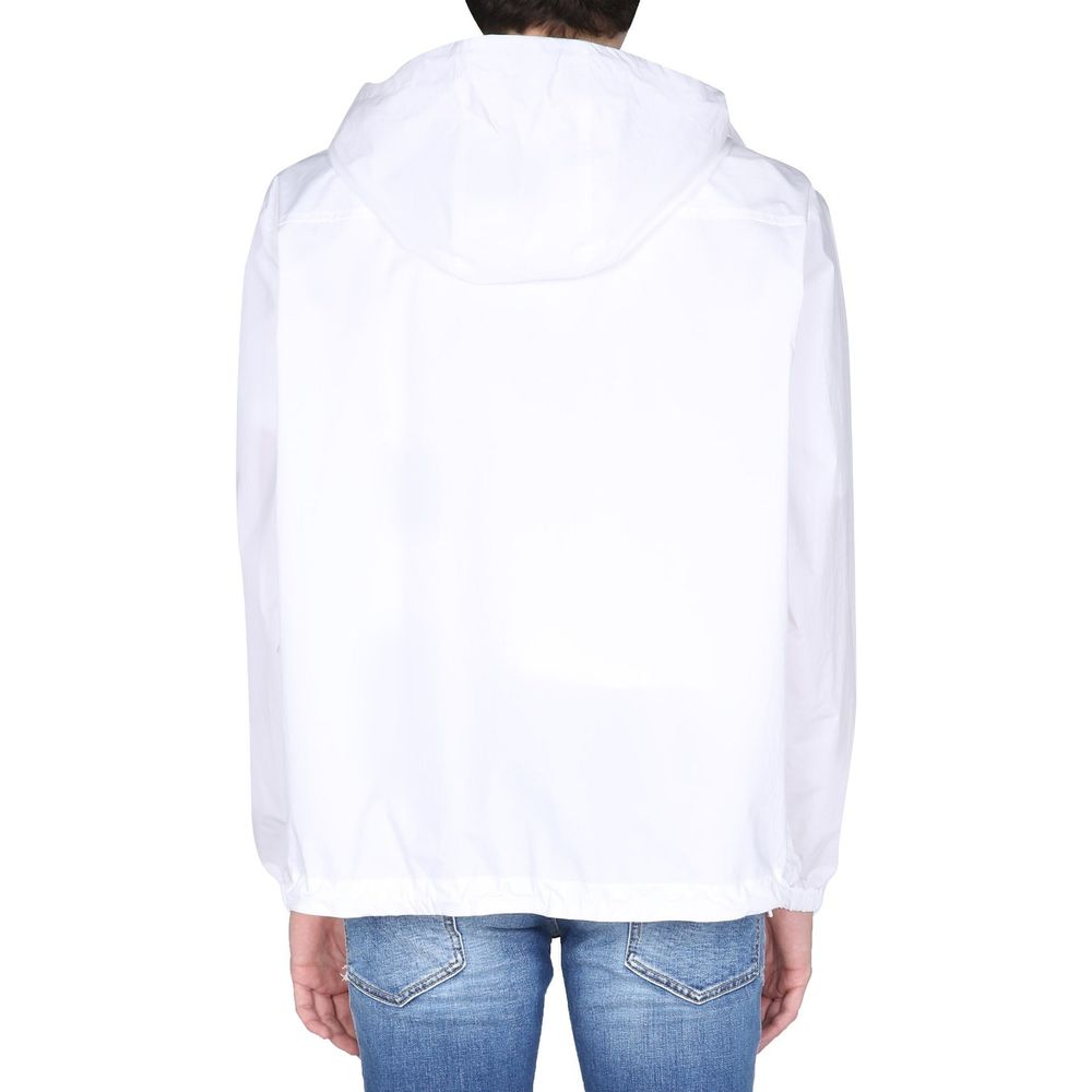 Dsquared2 White Cotton Shell Jacket – Bold Urban Essential