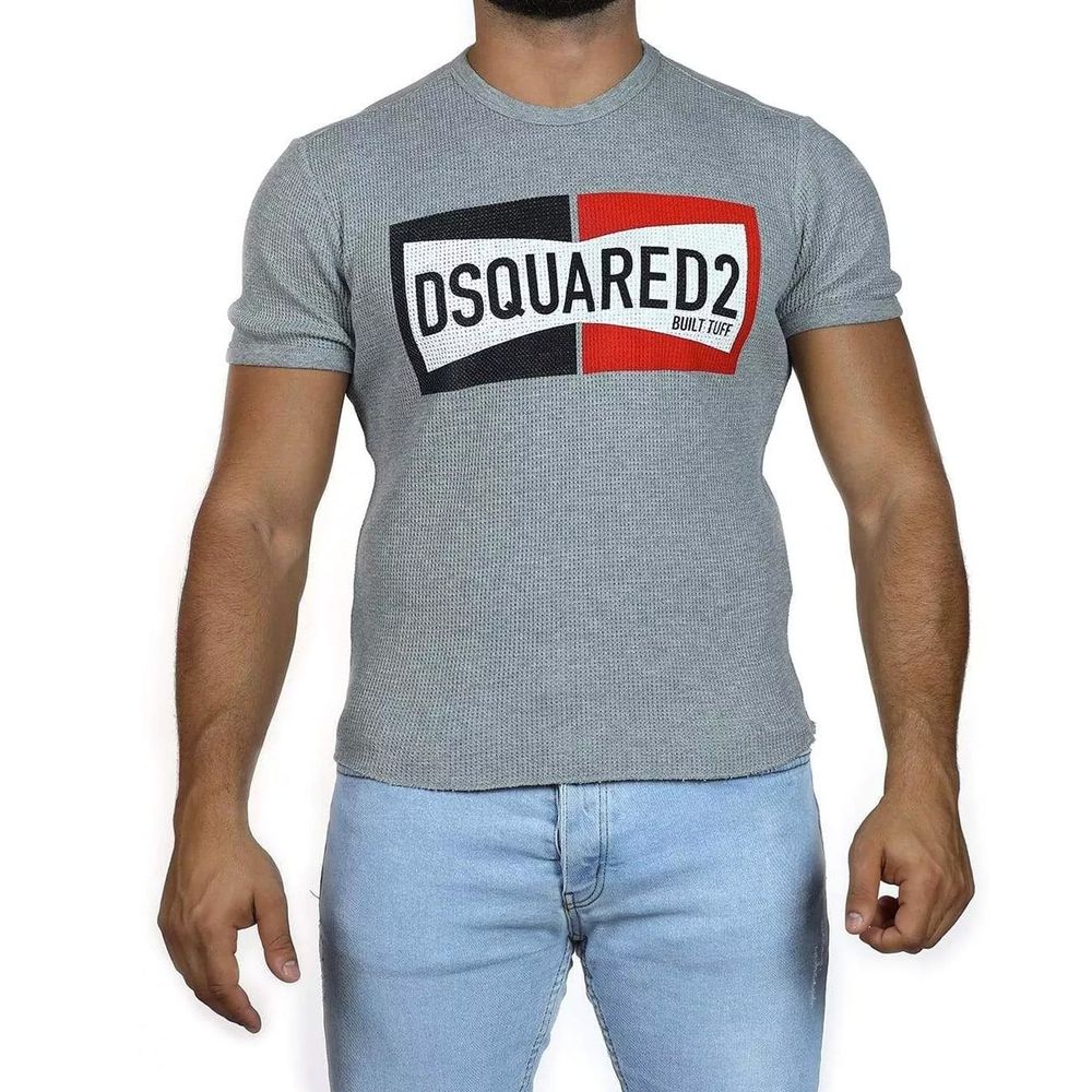 Dsquared² Gray Cotton T-Shirt - Classic Comfort