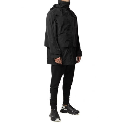 Dsquared2 Black Nylon Shell Jacket