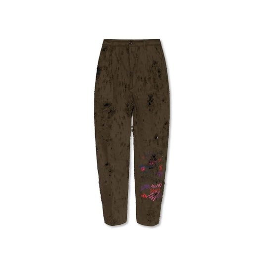 Dsquared² Bicolor Cotton Casual Pants – Bold Ease Redefined