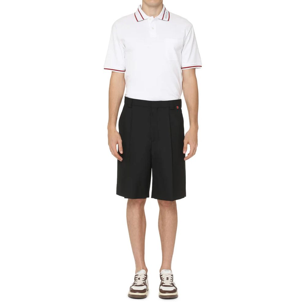 Gucci Black Bermuda Shorts for Men