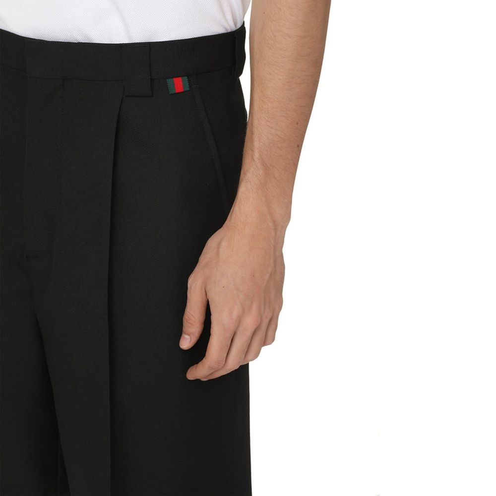 Gucci Black Bermuda Shorts for Men