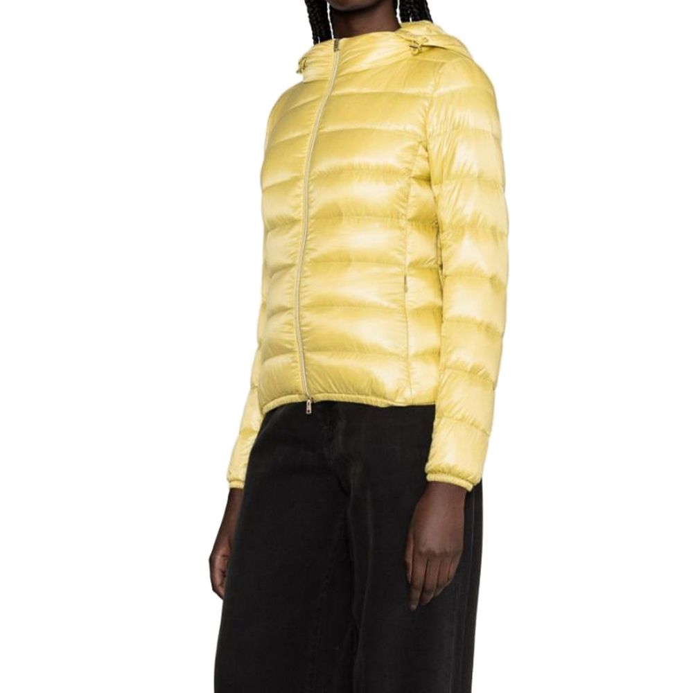 Herno Yellow Padded Hooded Jacket