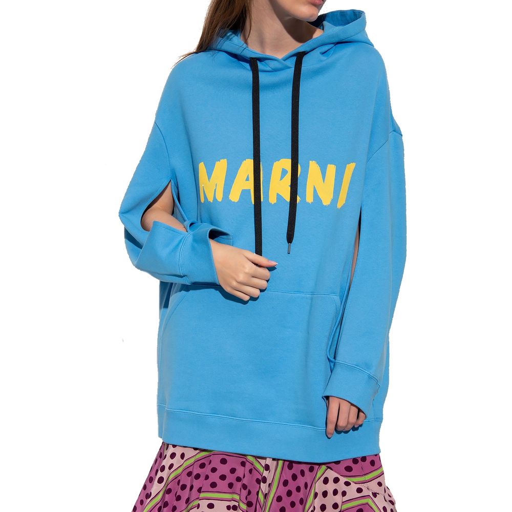 Marni Blue Cotton Sweatshirt for Women
