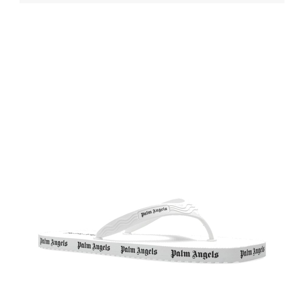 Palm Angels White Rubber Slides: Embrace Urban Luxury
