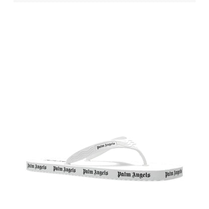 Palm Angels White Rubber Slides: Embrace Urban Luxury
