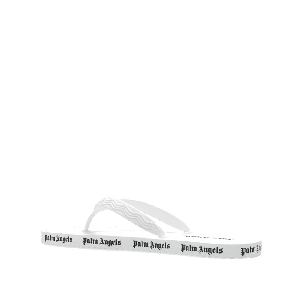 Palm Angels White Rubber Slides: Embrace Urban Luxury