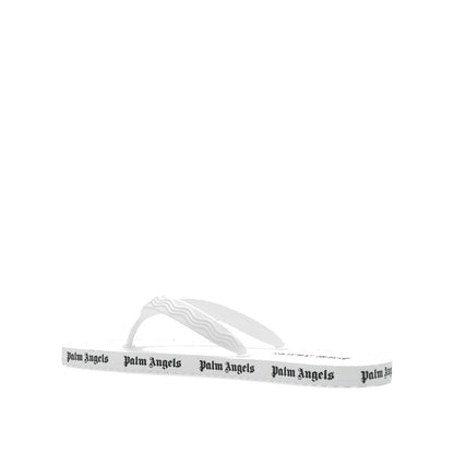 Palm Angels White Rubber Slides: Embrace Urban Luxury