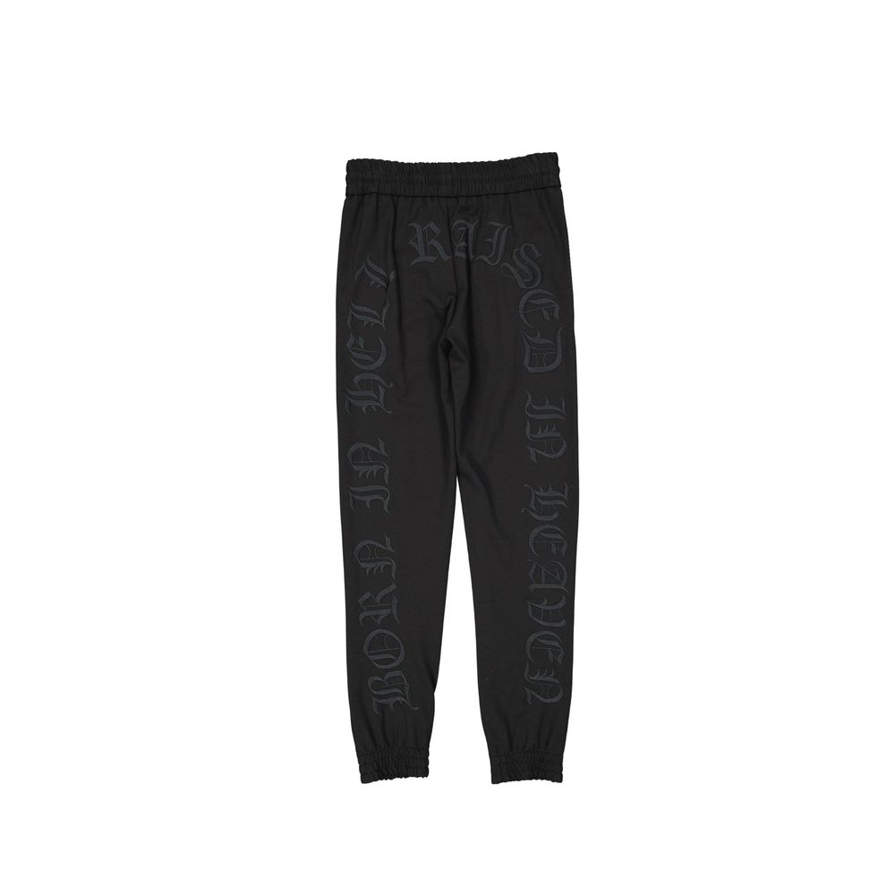 Philipp Plein Black Elastane Joggers