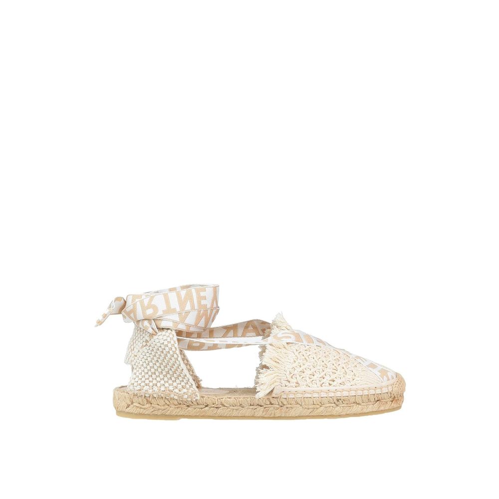Stella McCartney Beige Gaia Canvas Espadrilles