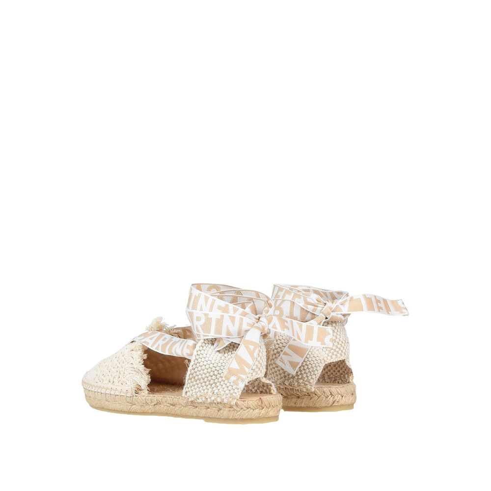 Stella McCartney Beige Gaia Canvas Espadrilles