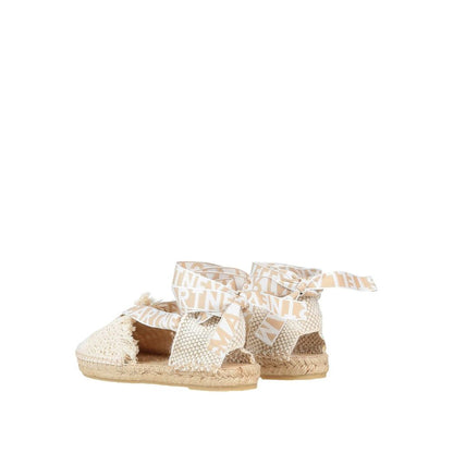Stella McCartney Beige Gaia Canvas Espadrilles
