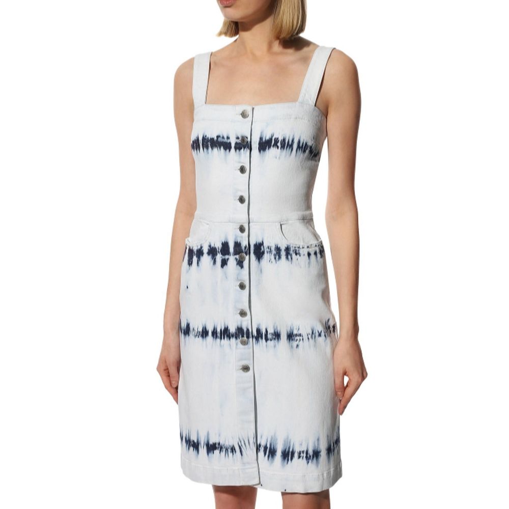 Stella McCartney Blue Tie Dye Denim Dress