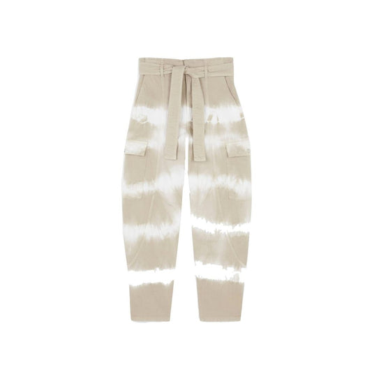 Stella McCartney Belted Tie Dye Tapered Cargo Trousers