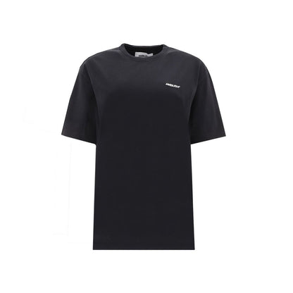 Ambush Black Cotton T-Shirt for Women