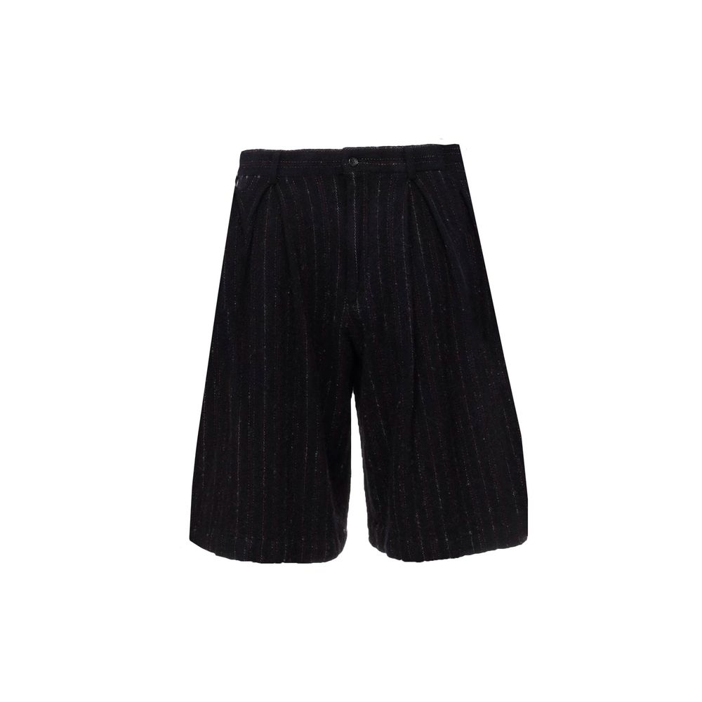 Comme des Garçons Black Nylon Knee Length Trousers