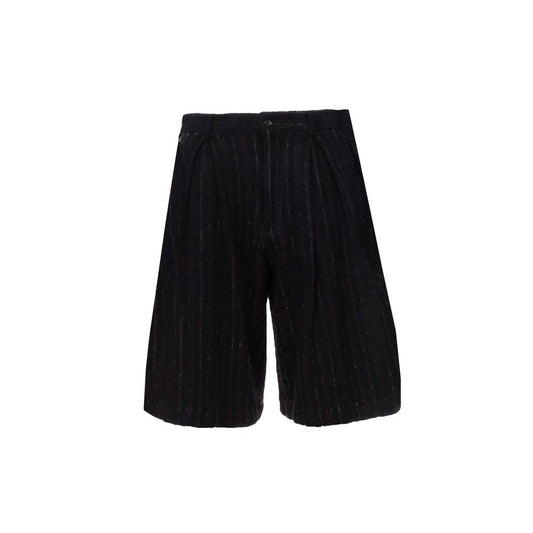 Comme des Garçons Black Nylon Knee Length Trousers