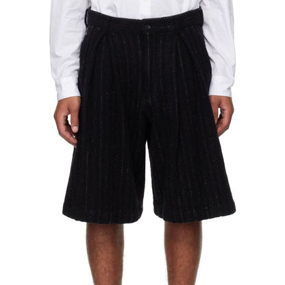 Comme des Garçons Black Nylon Knee Length Trousers