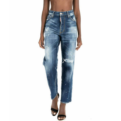 Dsquared2 Blue Cotton Jeans Denim for Women