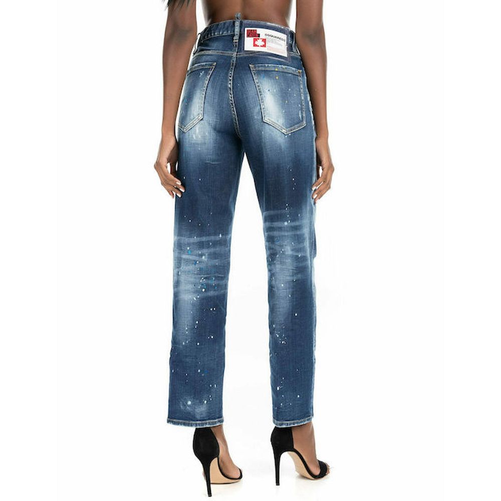 Dsquared2 Blue Cotton Jeans Denim for Women