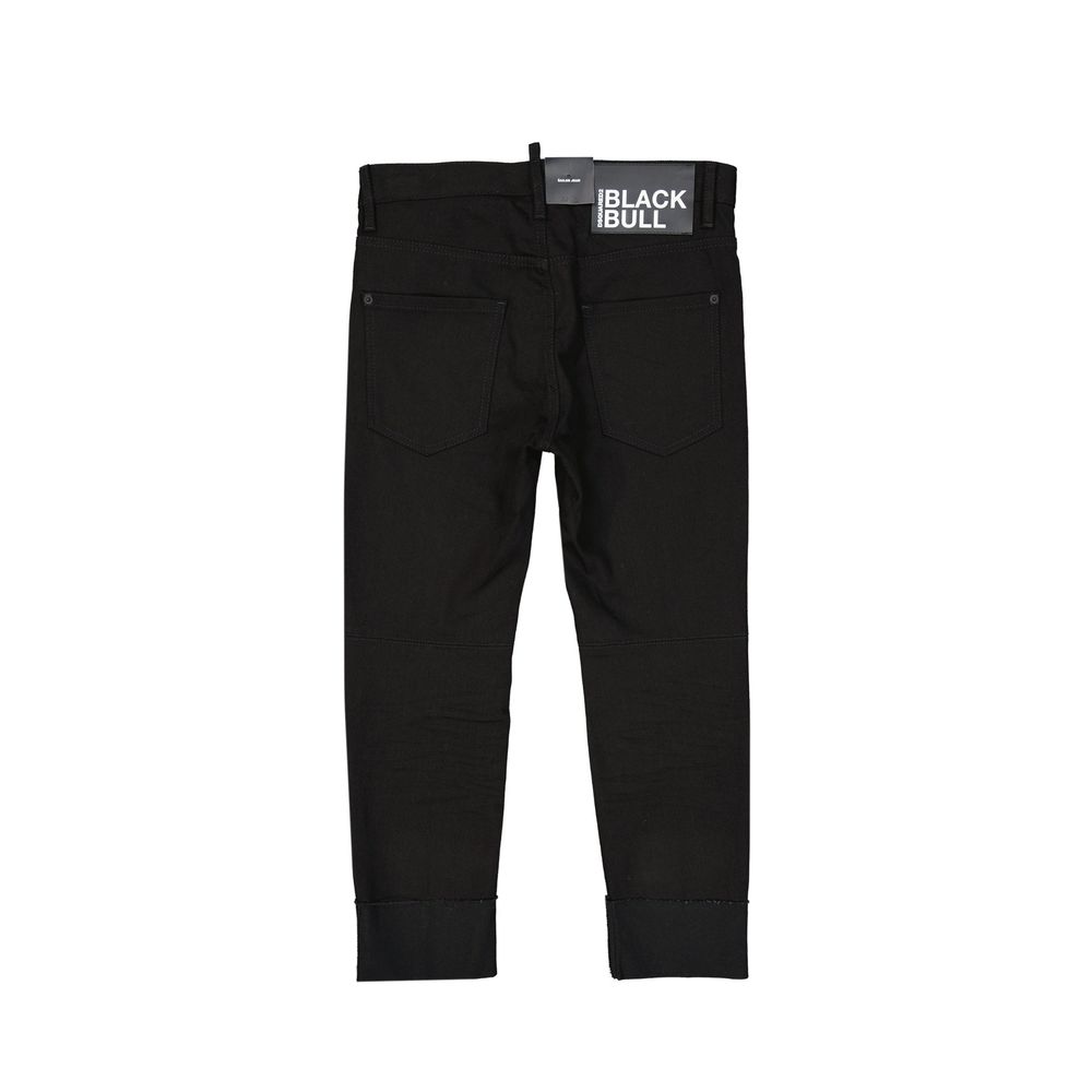 Dsquared2 Black Cotton Jeans Denim