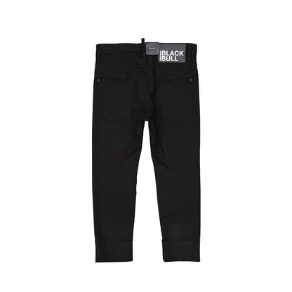 Dsquared2 Black Cotton Jeans Denim