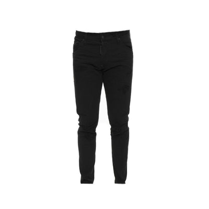 Dsquared2 Black Cotton Skinny Jeans