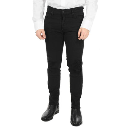 Dsquared2 Black Cotton Skinny Jeans